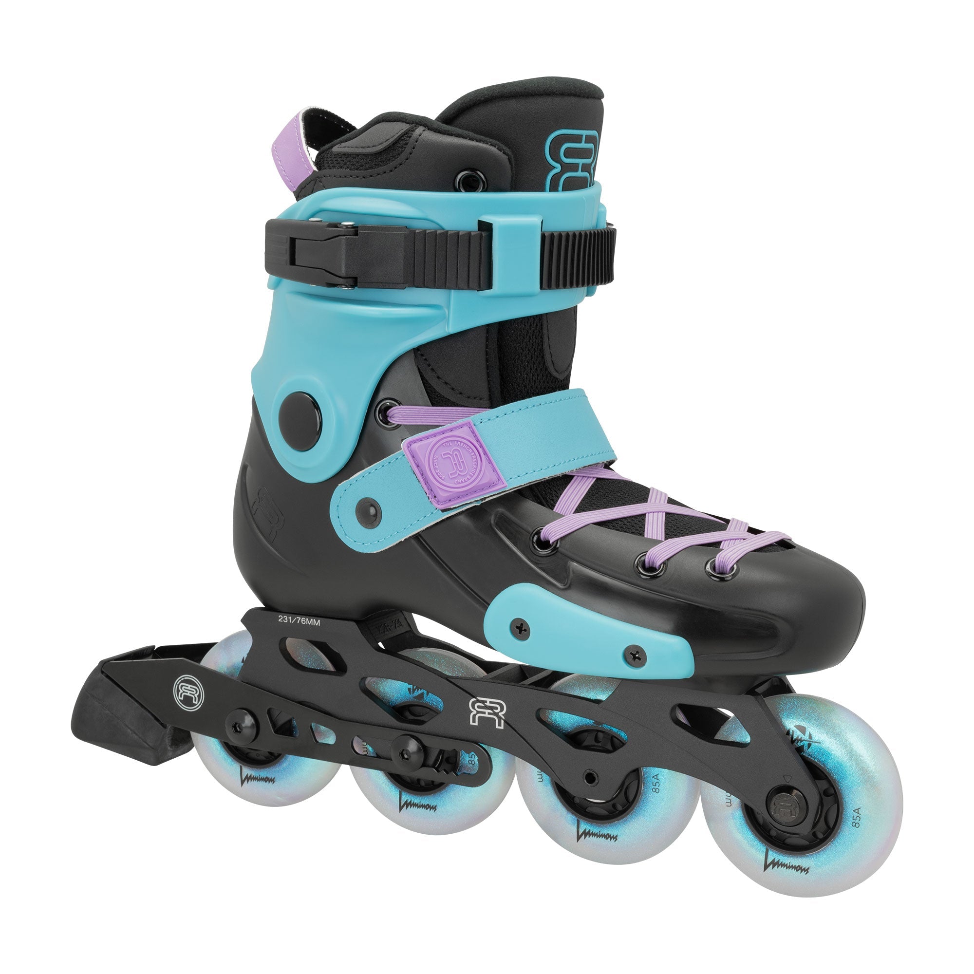 FRJ LUMINOUS SKATES - BLACK PEARL – Luminous Wheels USA