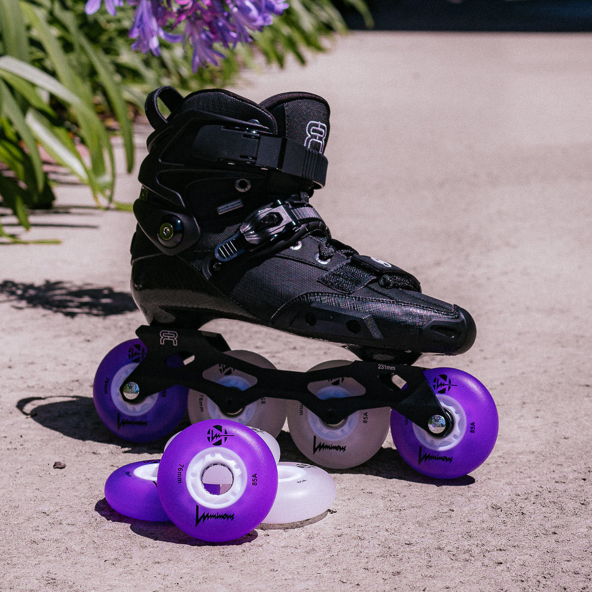 LED INLINE WHEELS - WHITE – Luminous Wheels USA